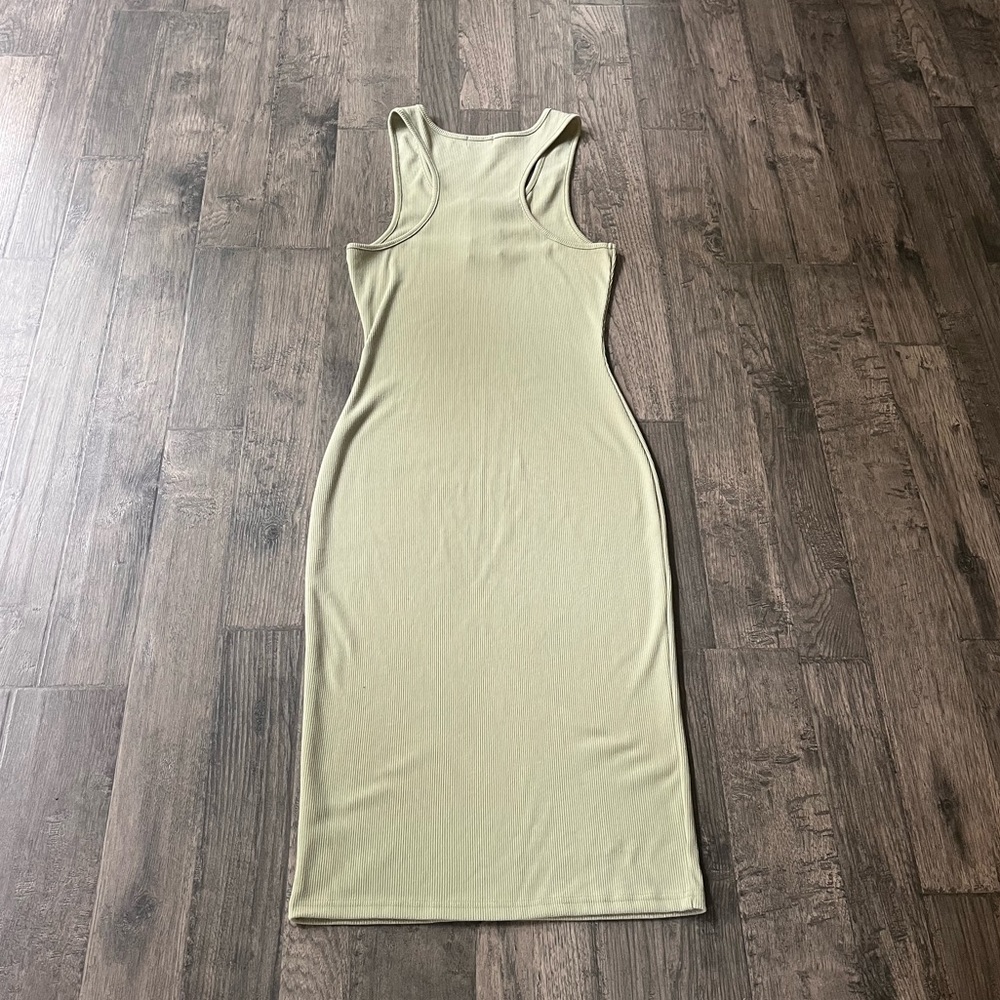 Pink Lily Wonderstruck Ribbed Tank Midi Dress Size M - Picture 3 of 10